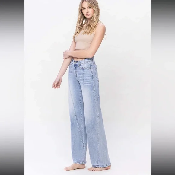 VERVET BY FLYING MONKEY DEANA SEAMED FLARE JEANS ❤️NEW COLLECTION IN STORES❤️ - Picture 3 of 5